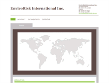 Tablet Screenshot of envirorisk-int.com